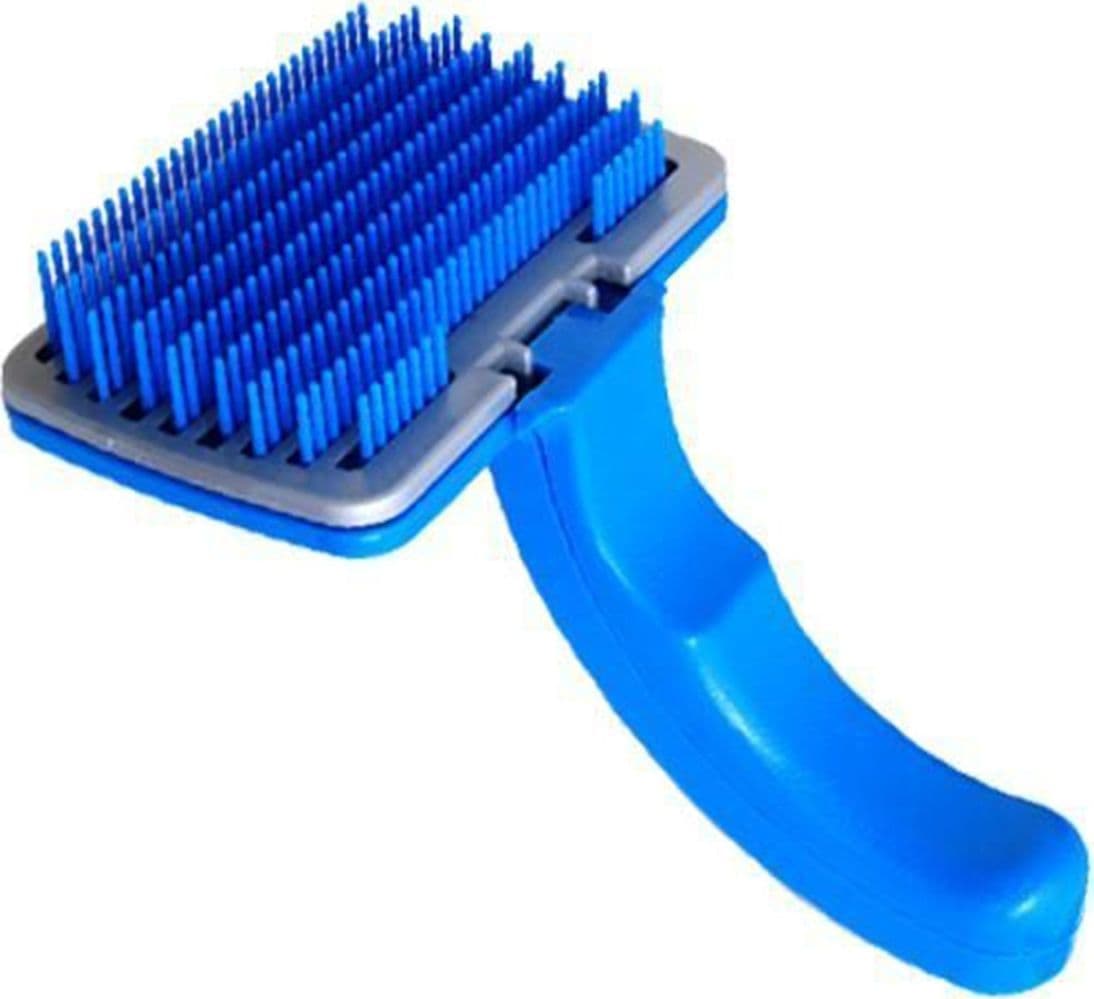 SPAZZOLA CARDATORE AUTOPULENTE PER PELI MORTI CANI E GATTI ANIMALI BRISTLES - 2