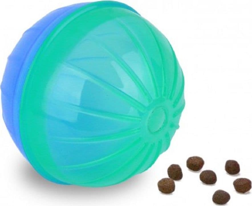 GIOCO INTELLIGENTE PER ANIMALI BALLY CON APERTURA PER RILASCIO CROCCANTINI - 2