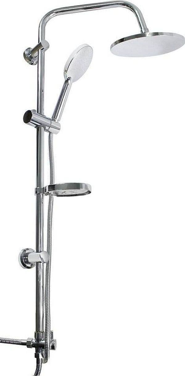 COLONNA DOCCIA KIT SALISCENDI SOFFIONE FISSO DOCCETTA MULTIGETTO 69128 PORTASAPONE - 4