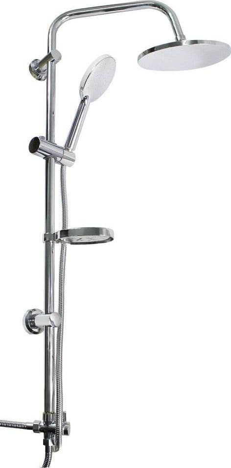 COLONNA DOCCIA KIT SALISCENDI SOFFIONE FISSO DOCCETTA MULTIGETTO 69128 PORTASAPONE - 4