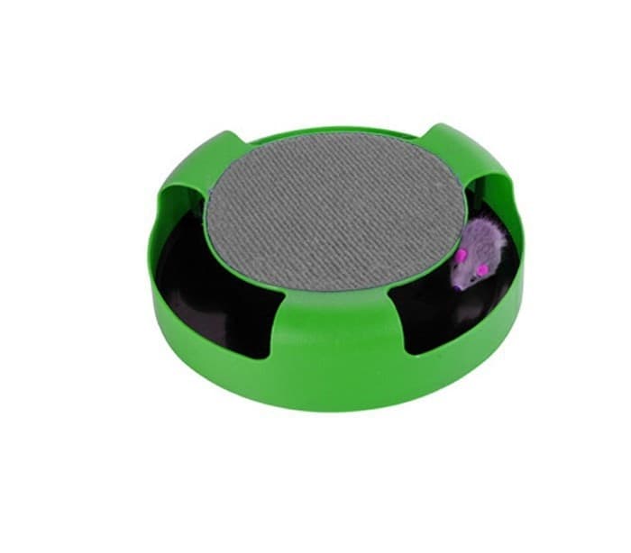 GIOCO PER GATTI 25 CM ACCHIAPPA IL TOPO DUPLICE FUNZIONE CON TIRAGRAFFI - 4