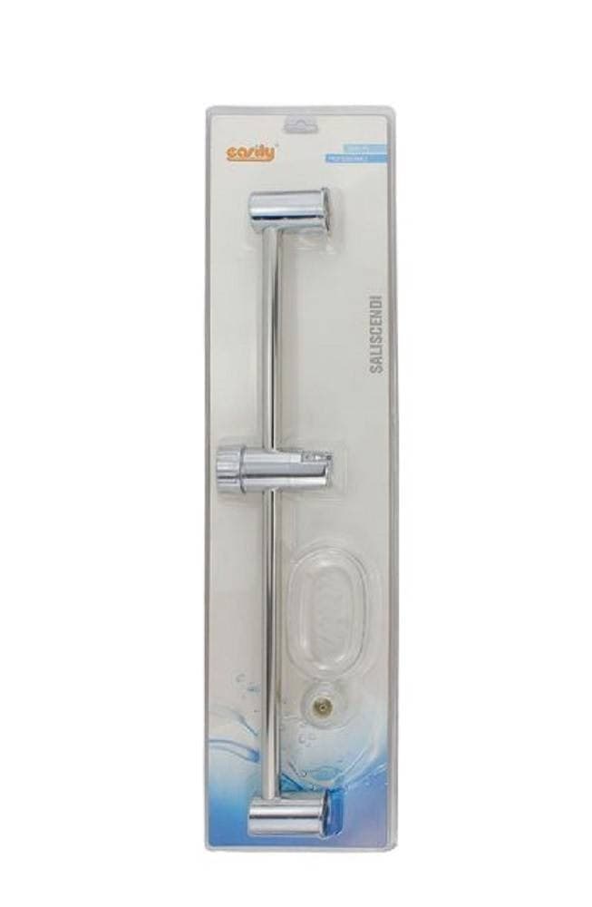 SALISCENDI PER SOFFIONE DOCCIA ALTEZZA REGOLABILE CON PORTASAPONE 60 CM 69155 - 2