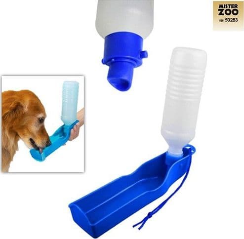ABBEVERATOIO PORTATILE 300 ML CANI E GATTI BORRACCIA RICHIUDIBILE COLORATA - 2