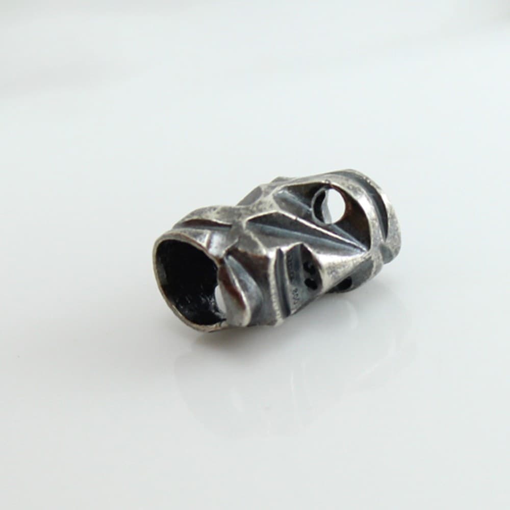 Charm Mamuthones in Argento Brunito Filu & Trama - 3