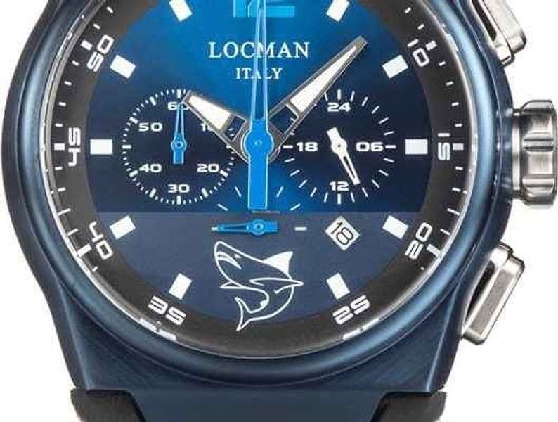 Locman Orologio Uomo cronografo MARE pvd blu - 3