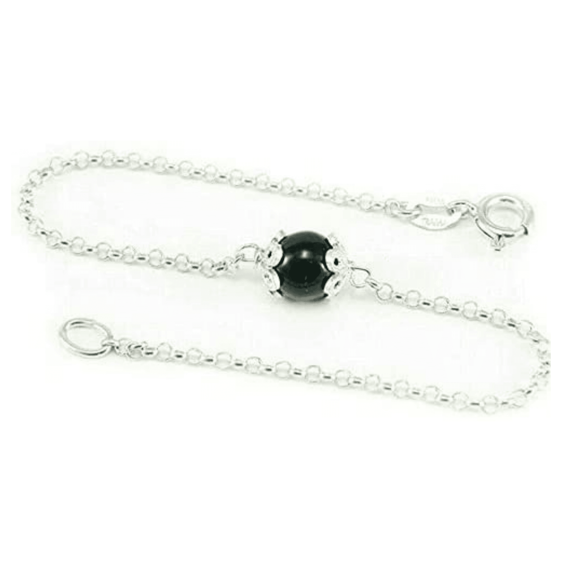 Bracciale Su Coccu Onice e Argento Portafortuna Sardo - 2