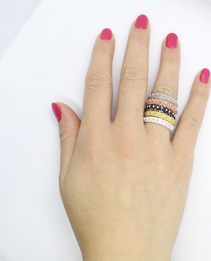 Anello Fede Sarda 1 Giro in Argento 925 Dorato - 3