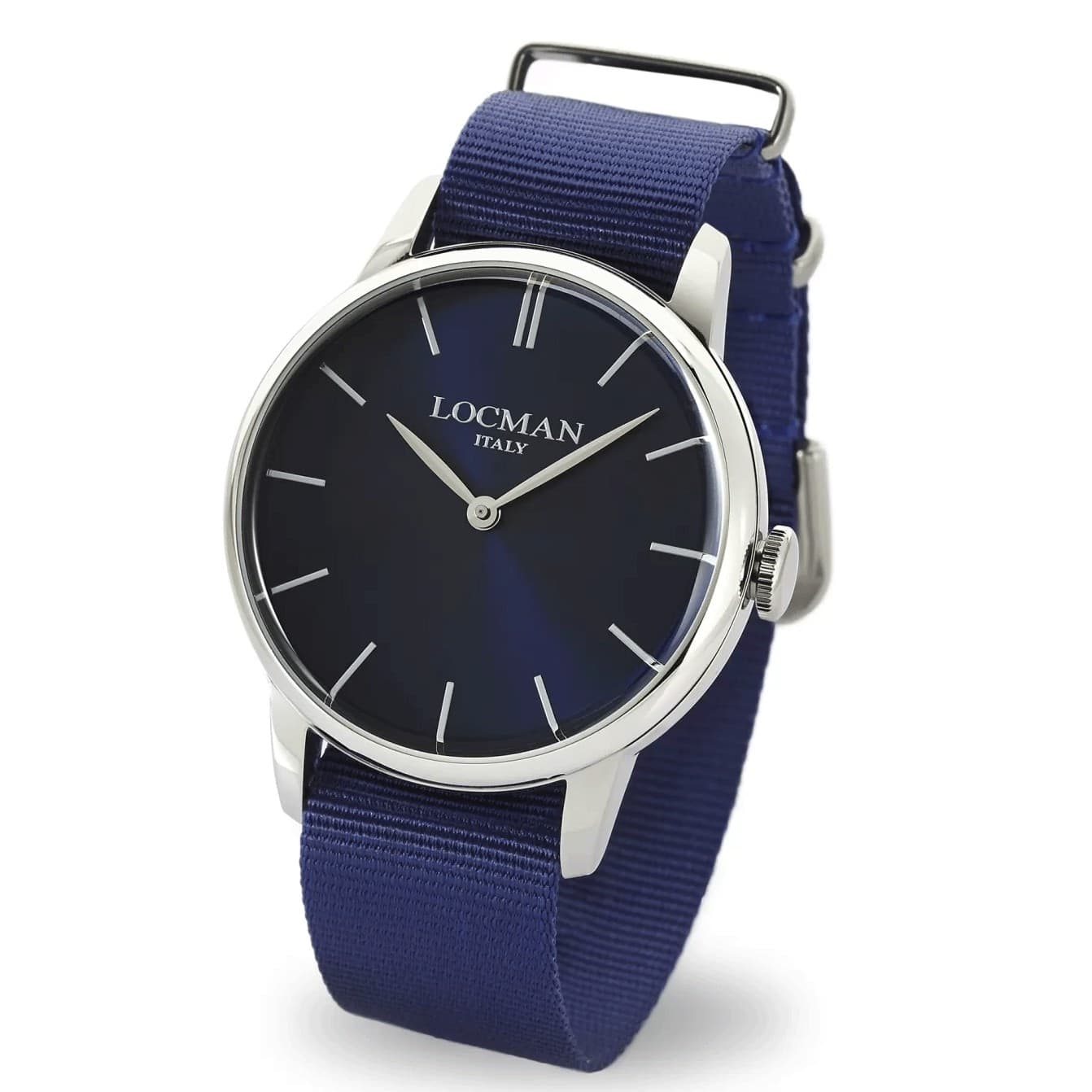 Locman 1960 Orologio Solo Tempo Classico Blu - 2