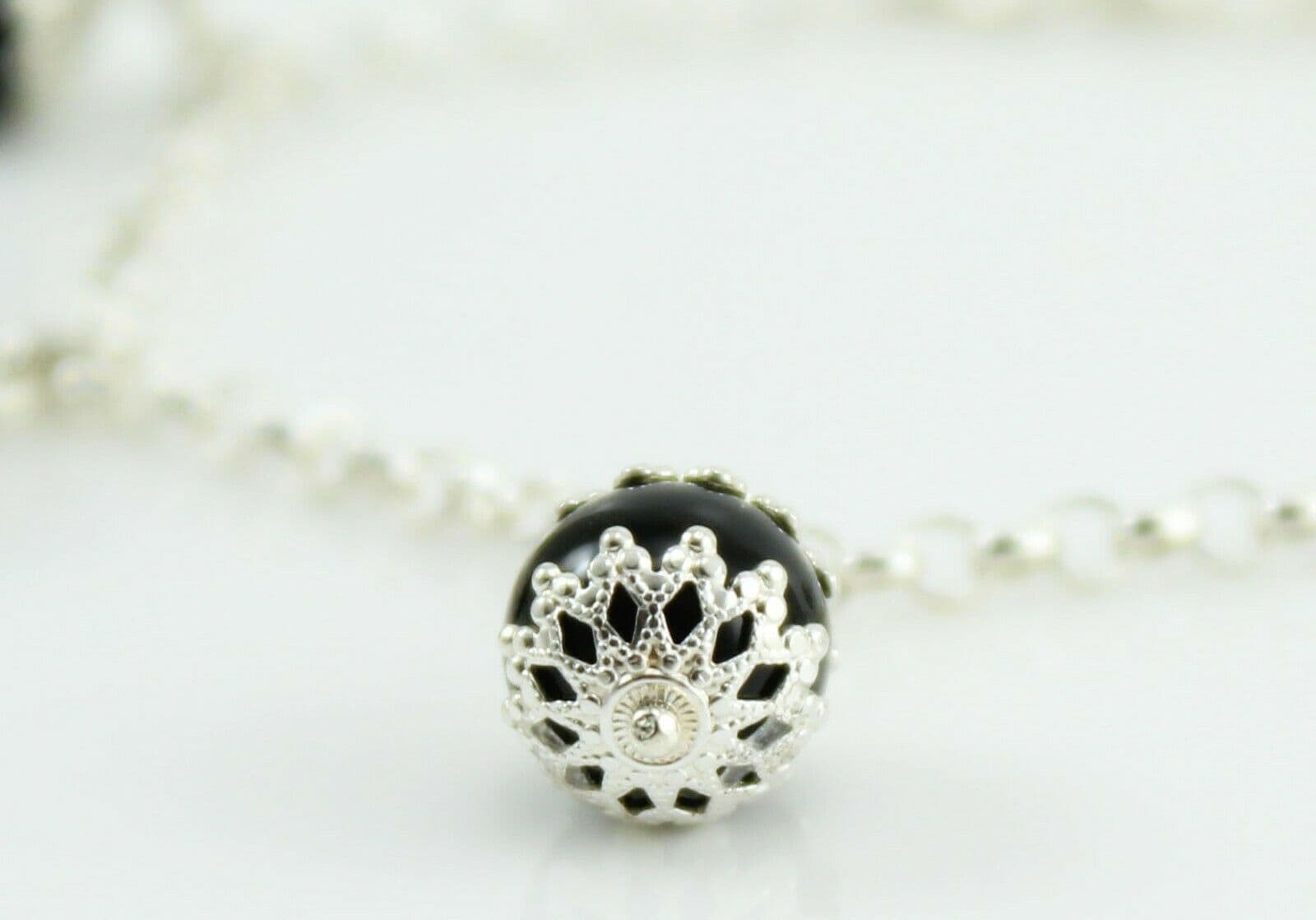 Bracciale con Su Coccu - 5 Pendenti Filigrana Sarda Argento - 2