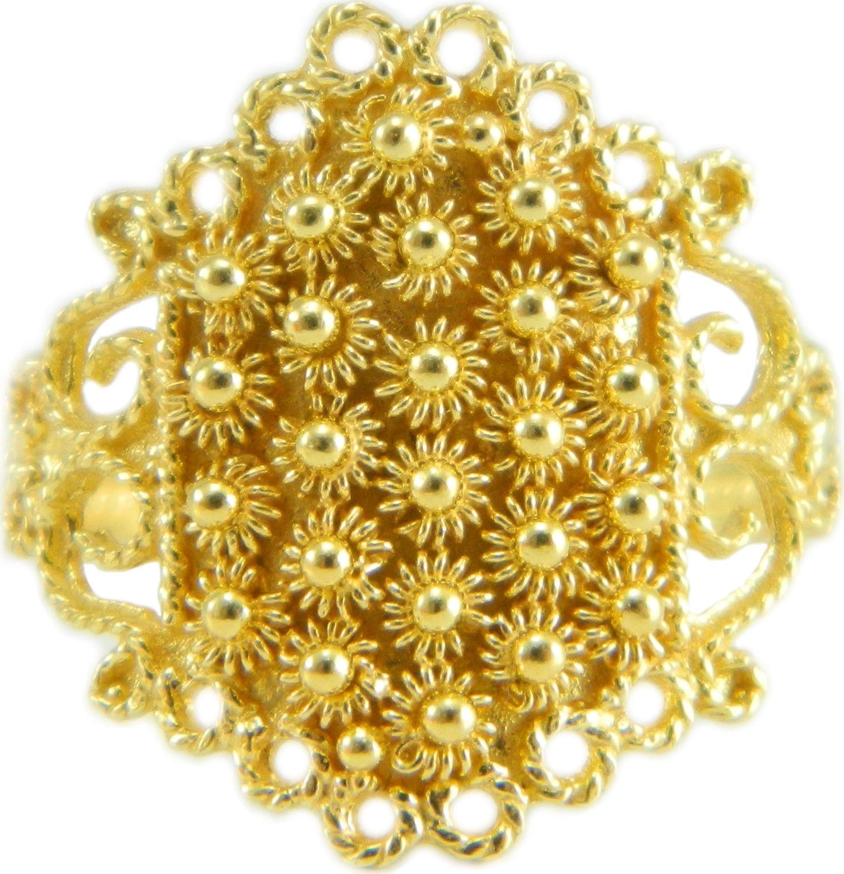 Fede Sarda Nuorese in Oro Giallo 18kt Filigrana a Mano - 2