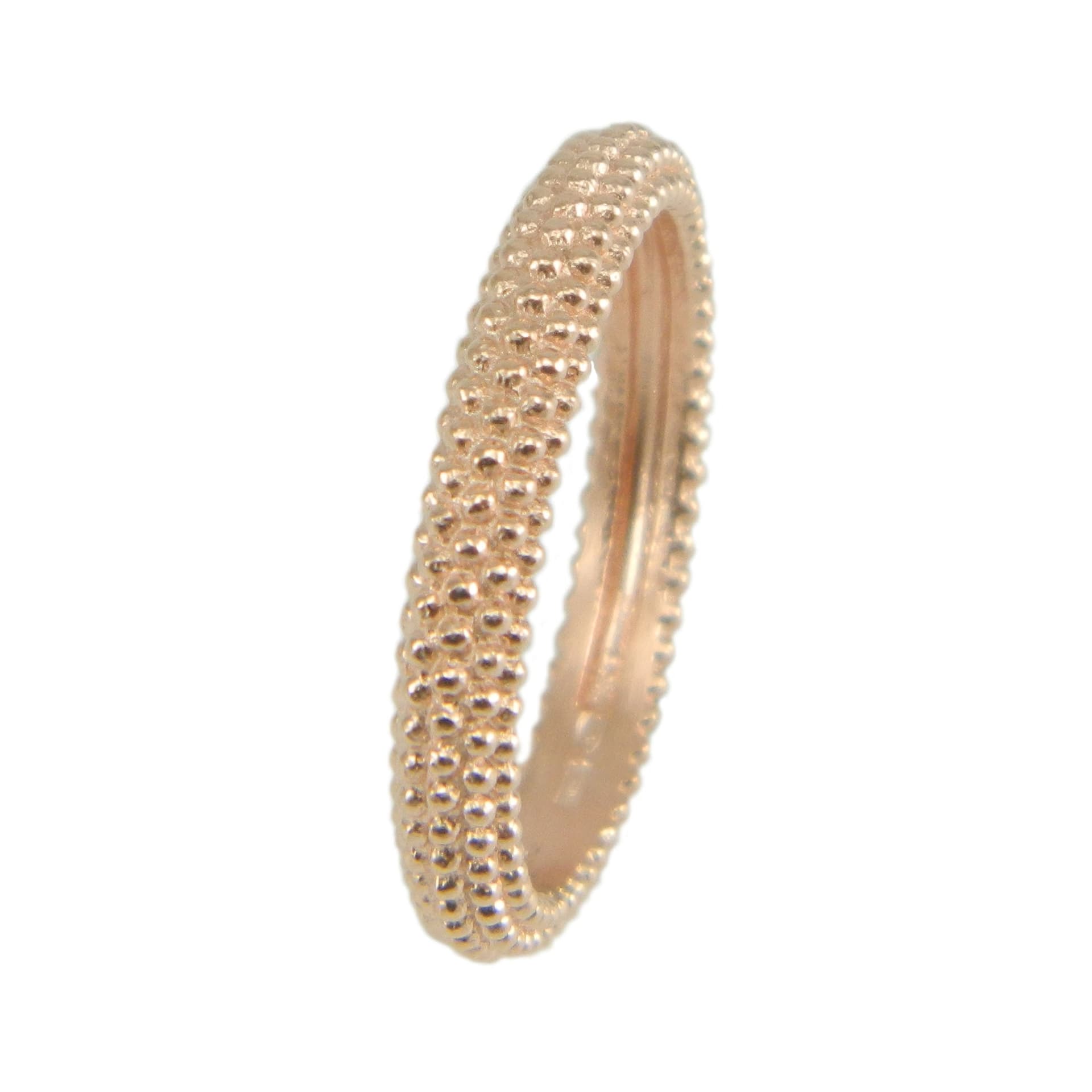 Anello 3 Fedine Sarde Argento - Tricolore Rodiato Oro Rosè - 5