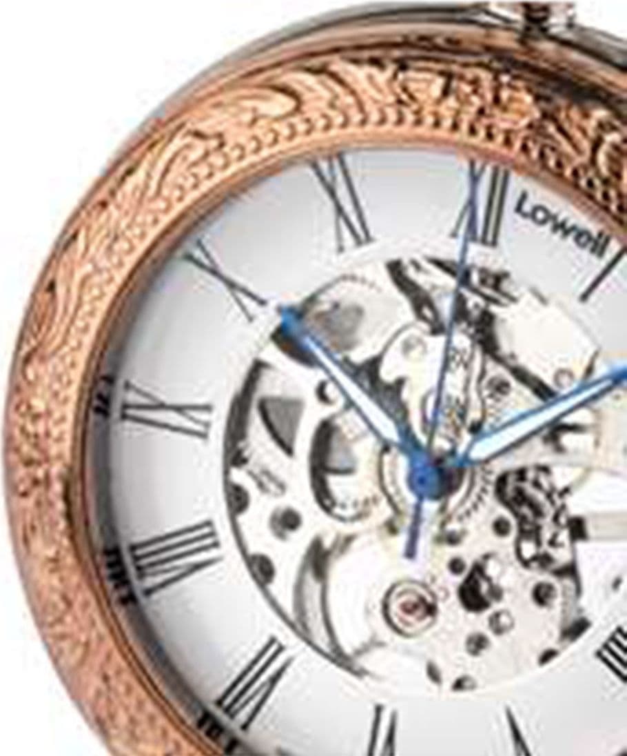 Orologio da tasca Meccanico carica manuale Lowell con movimento a vista in Orologi da tasca Gioielleria Saba - Dolianova, commercioVirtuoso.it