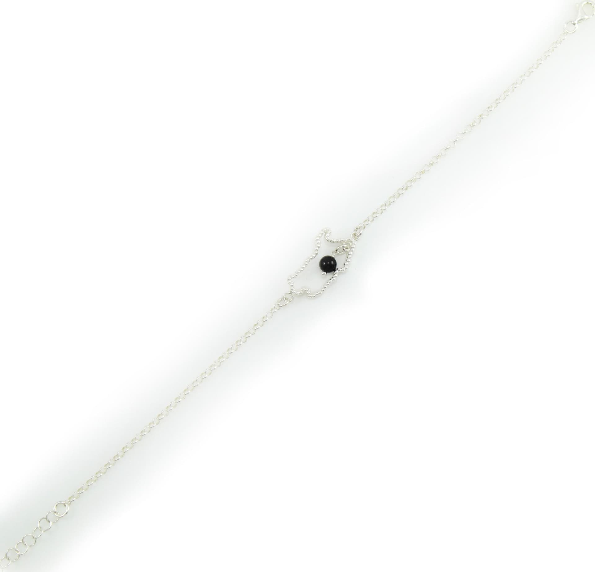 Bracciale Sardegna Argento e Su Coccu - Artigianato Sardo - 3