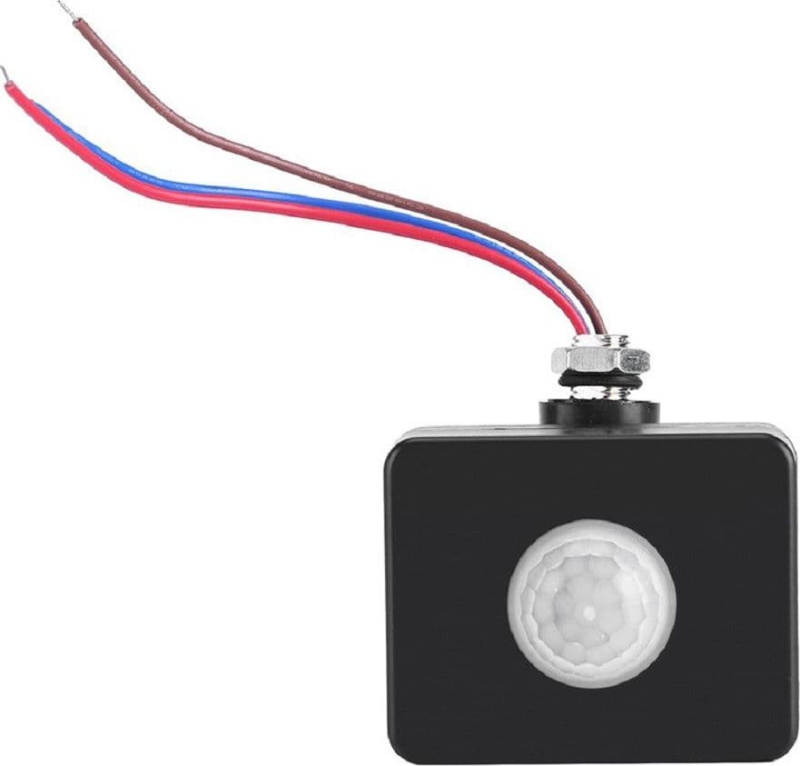 MINI SENSORE DI MOVIMENTO CREPUSCOLARE INFRAROSSI ANTIFURTI LUCE FARI RILEVATORE - 4