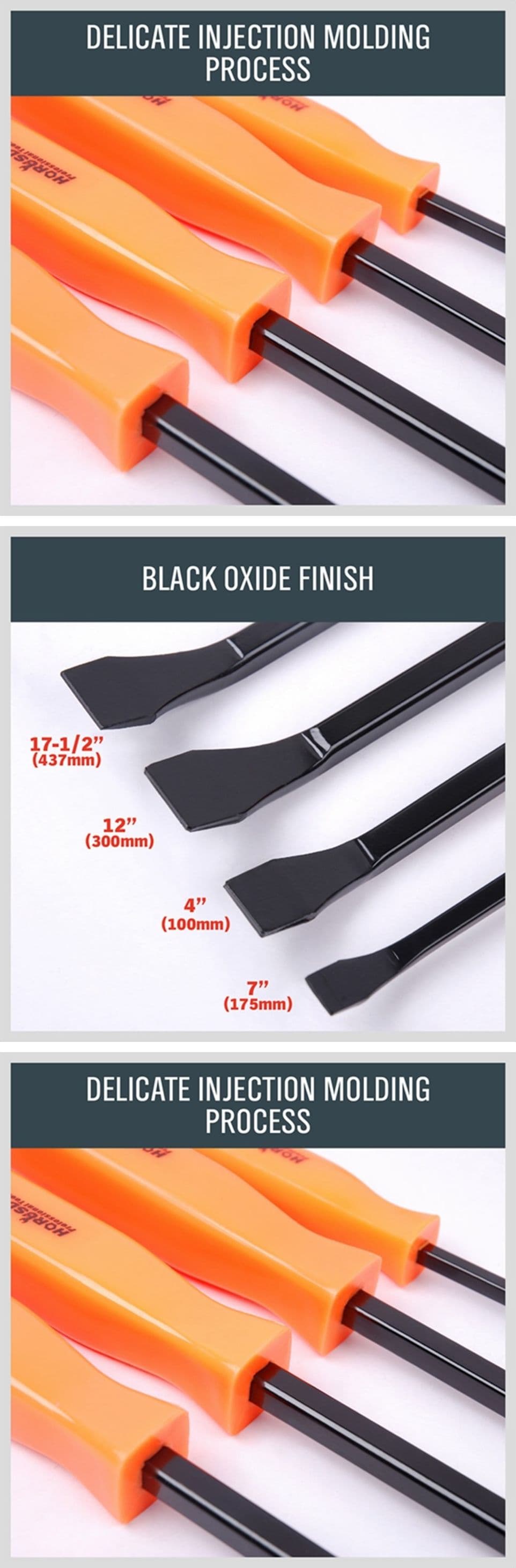 LEVE SET 4 PEZZI UTENSILI OFFICINA MECCANICO GOMMISTA CARROZZERIA CARROZZIERE - 3
