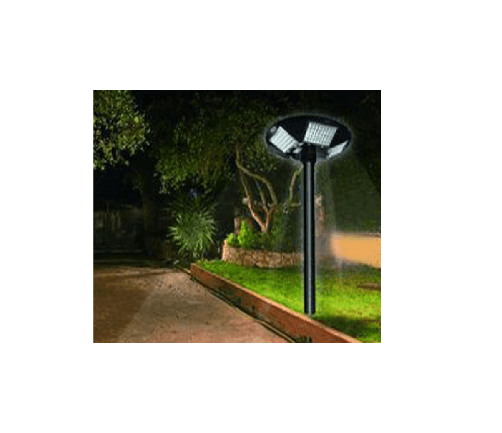 PALO IN FERRO PER LAMPIONE LED 3 METRI DA GIARDINO NERO DA ESTERNO PT-GD-3N - 2