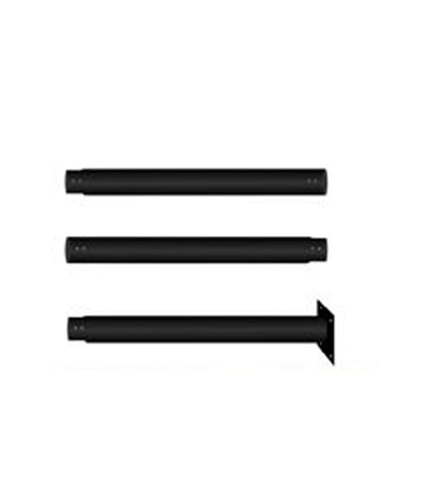 PALO IN FERRO PER LAMPIONE LED 3 METRI DA GIARDINO NERO DA ESTERNO PT-GD-3N - 4