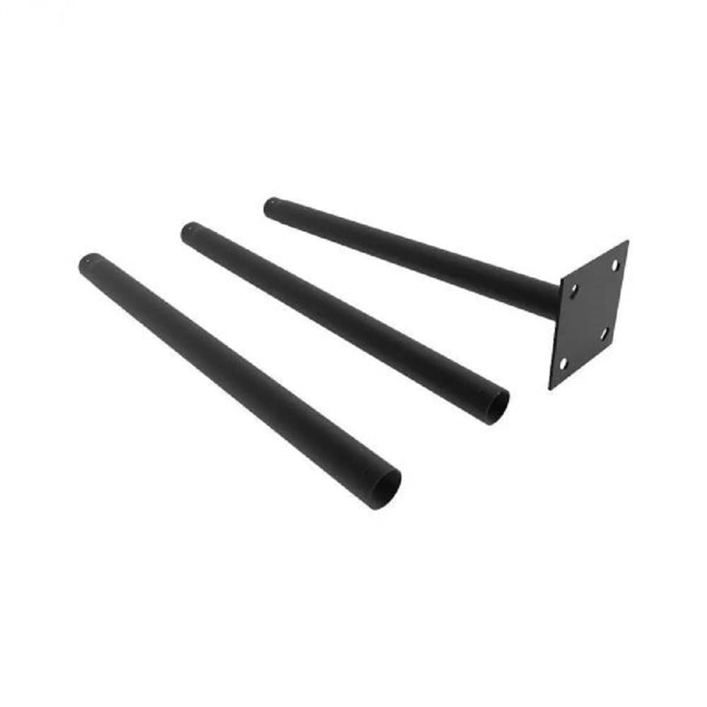 PALO IN FERRO PER LAMPIONE LED 3 METRI DA GIARDINO NERO DA ESTERNO PT-GD-3N - 5
