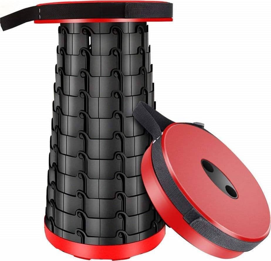 SGABELLO TELESCOPICO PIEGHEVOLE SEDIA DA PESCA PORTATILE COMPATTA SGABELLO - 2