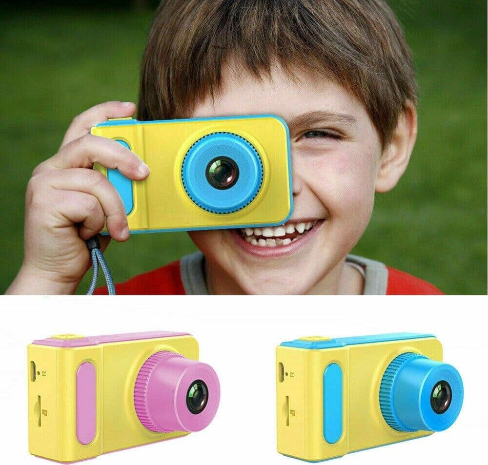 KIDS CAMERA FOTOCAMERA DIGITALE HD IMPERMEABILE 2" SPORT ACTION CAMERA MICRO SD - 6