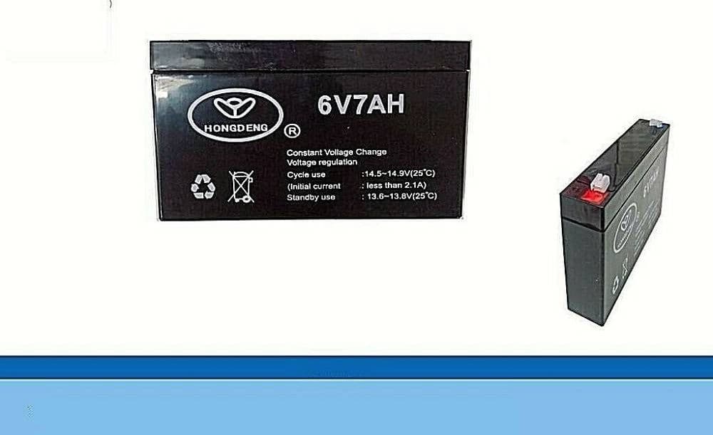 BATTERIA ERMETICA RICARICABILE 6 VOLT 7 GRUPPO CONTINUITÀ GIOCATTOLI AMPERE - 2