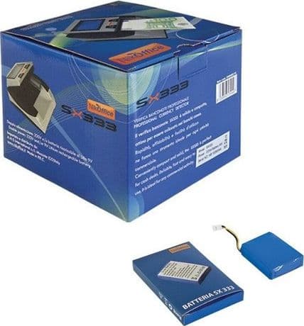 RILEVATORE BANCONOTE FALSE VERIFICA CONTA BANCONOTE A BATTERIA E DC 9V BCE TESTE - 4