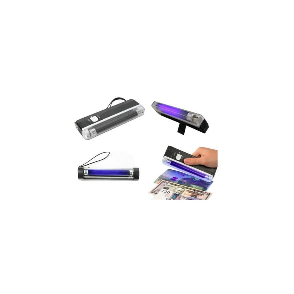 RILEVATORE BANCONOTE FALSE TASCABILE LAMPADA DI WOOD UV ULTRAVIOLETTI TORCIA LED - 3