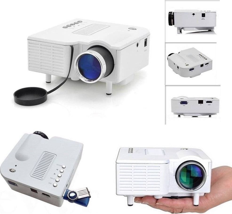 Proiettore Portatile LED Videoproiettore Mini Home Cinema PC VGA/USB/SD/AV/HDMI - 2