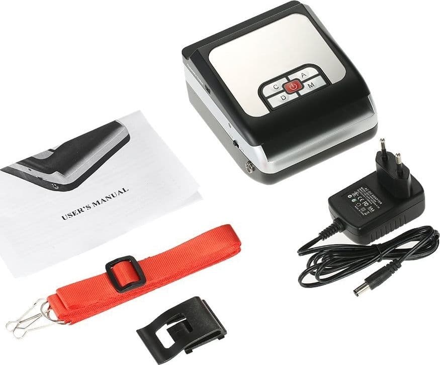 MINI RILEVATORE BANCONOTE FALSE VERIFICA CONTA BANCONOTE A BATTERIA LITIO - 7