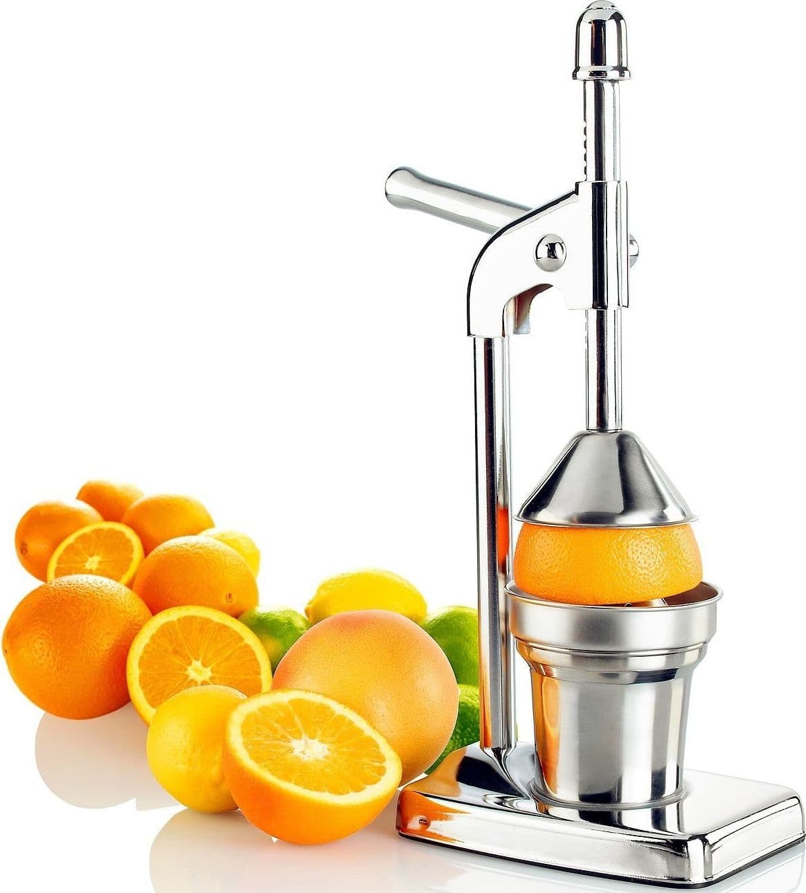 SPREMIAGRUMI MANUALE CON LEVA A PRESSIONE ACCIAO INOSSIDABILE BAR CHIOSCO - 3