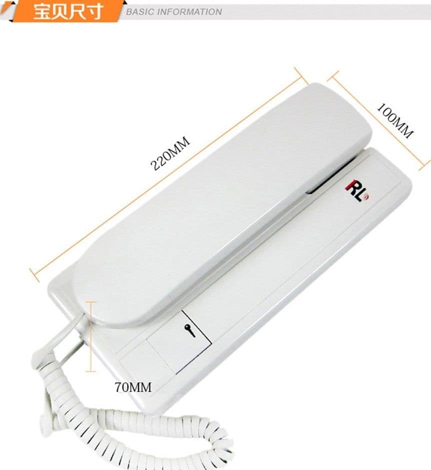 CITOFONO CORNETTA PULSANTE APRI CANCELLO PER ESTERNO ESTERNI APERTURA 220 VOLT - 6