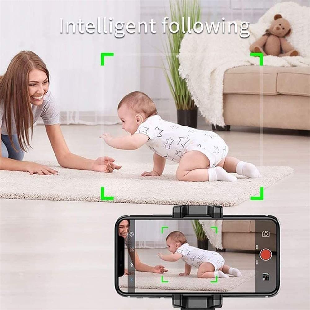 SUPPORTO PER CELLULARE FOTOCAMERA CON INQUADRATURA AUTOMATICA 360° SMART AI VLOG - 5