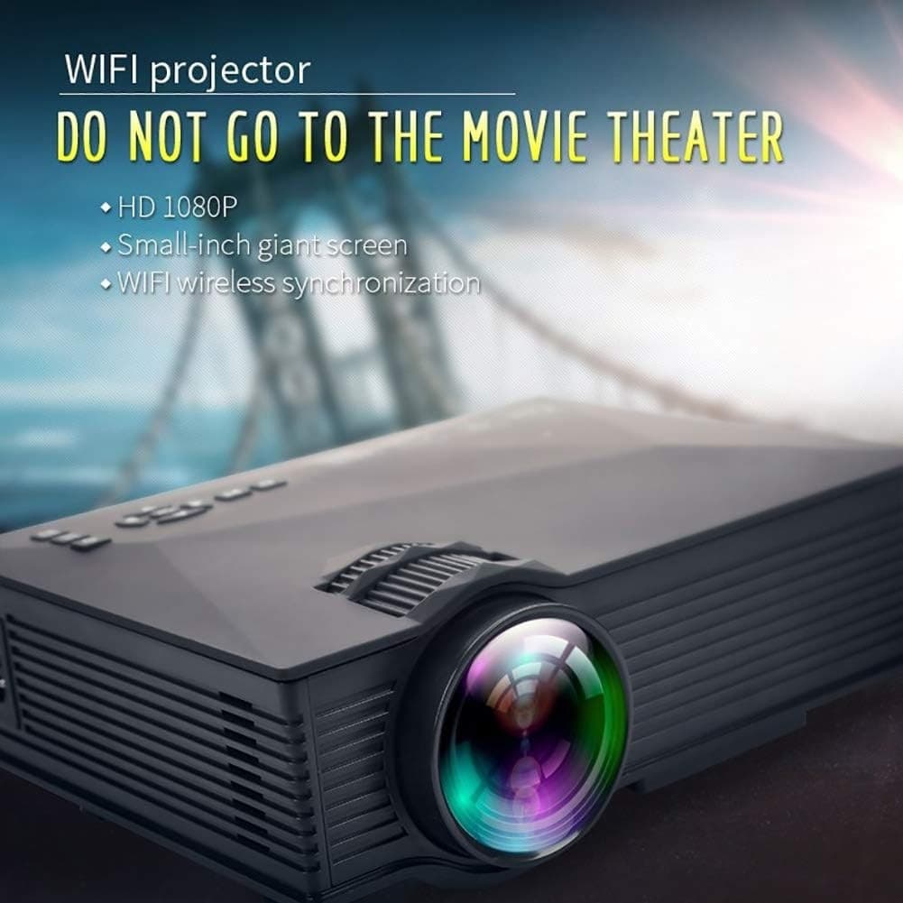 VIDEO PROIETTORE VIDEOPROIETTORE LED WIFI 1200 LUMENS HD PORTATILE 130" SD USB - 8