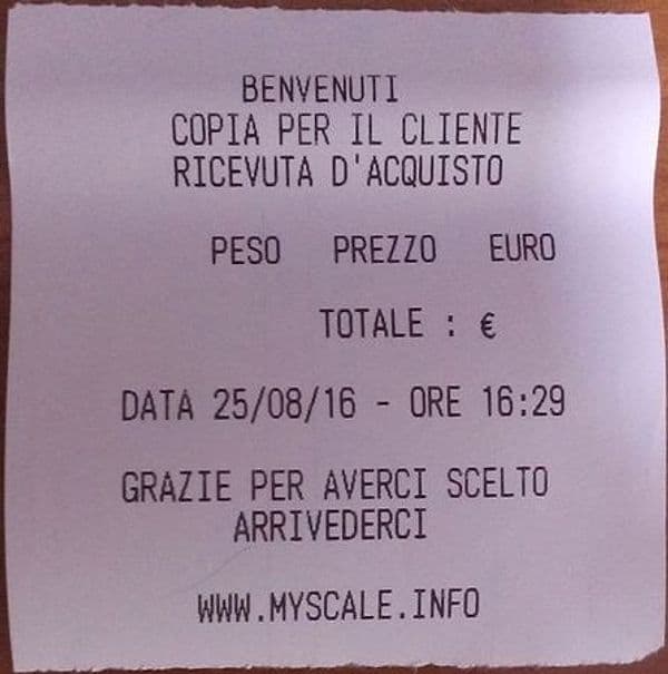 BILANCIA PROFESSIONALE DA BANCO DIGITALE MAX 50KG 5 GR CON DISPLAY CON SCONTRINO - 5