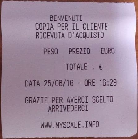 BILANCIA PROFESSIONALE DA BANCO DIGITALE MAX 50KG 5 GR CON DISPLAY CON SCONTRINO - 5