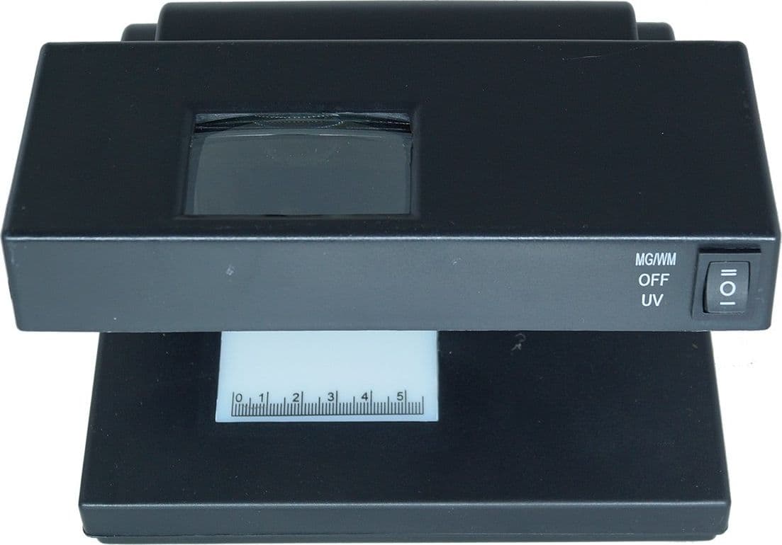 RILEVATORE SOLDI FALSI LUCE UV CONTROLLO MG NUOVE BANCONOTE EURO MONEY DETECTOR - 3