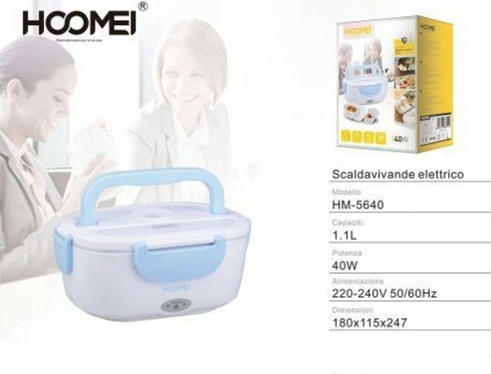 SCALDAVIVANDE ELETTRICO TERMICO PORTA CIBO PORTATILE TERMOS ALIMENTI HM-5640