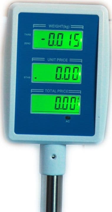 BILANCIA DIGITALE ELETTRONICA 40 KG DISPLAY LCD ELETTRONICO FRONTE RETRO PESA - 3