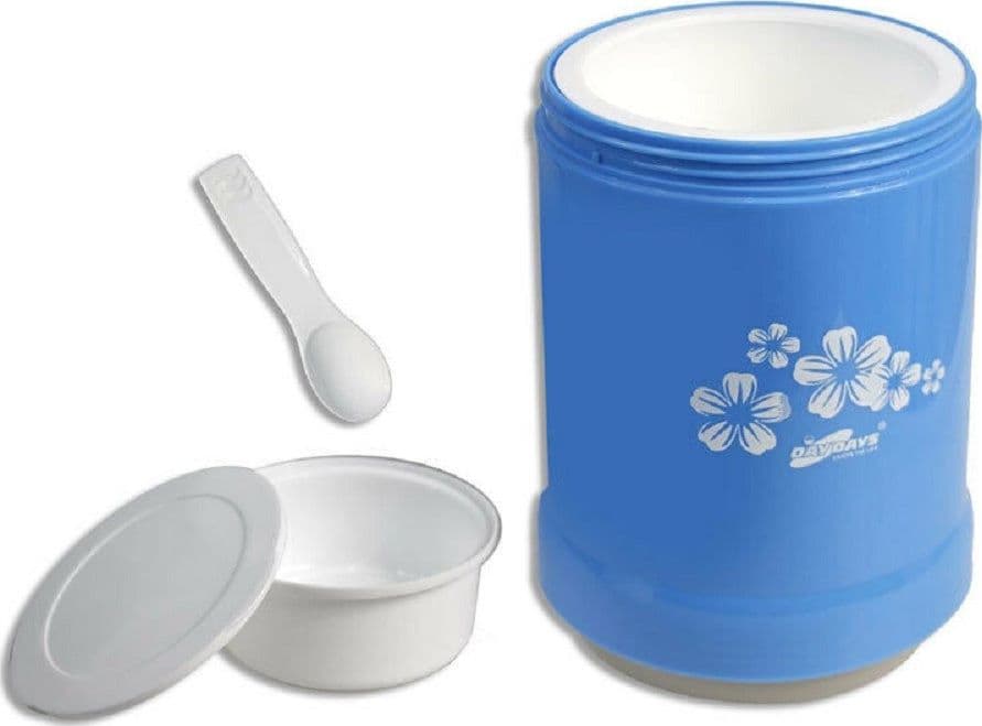 THERMOS PER ALIMENTI 1,4 LITRI PORTAVIVANDE TERMICO CIBO 2 CONTENITORI SEPARATI - 2