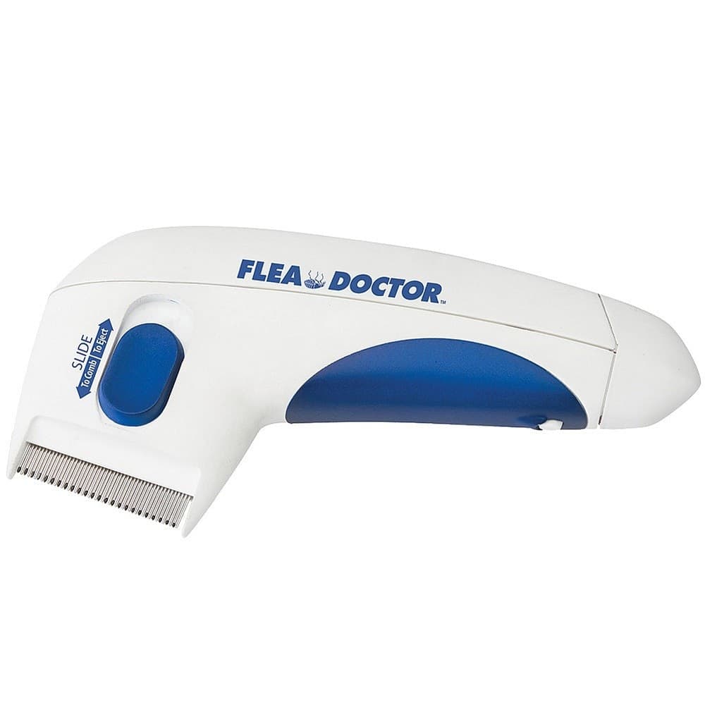 PETTINE SPAZZOLA ELETTRICA PERFETTO PER PELO GATTO CANE ANTIPULCI BATTERIE - 6
