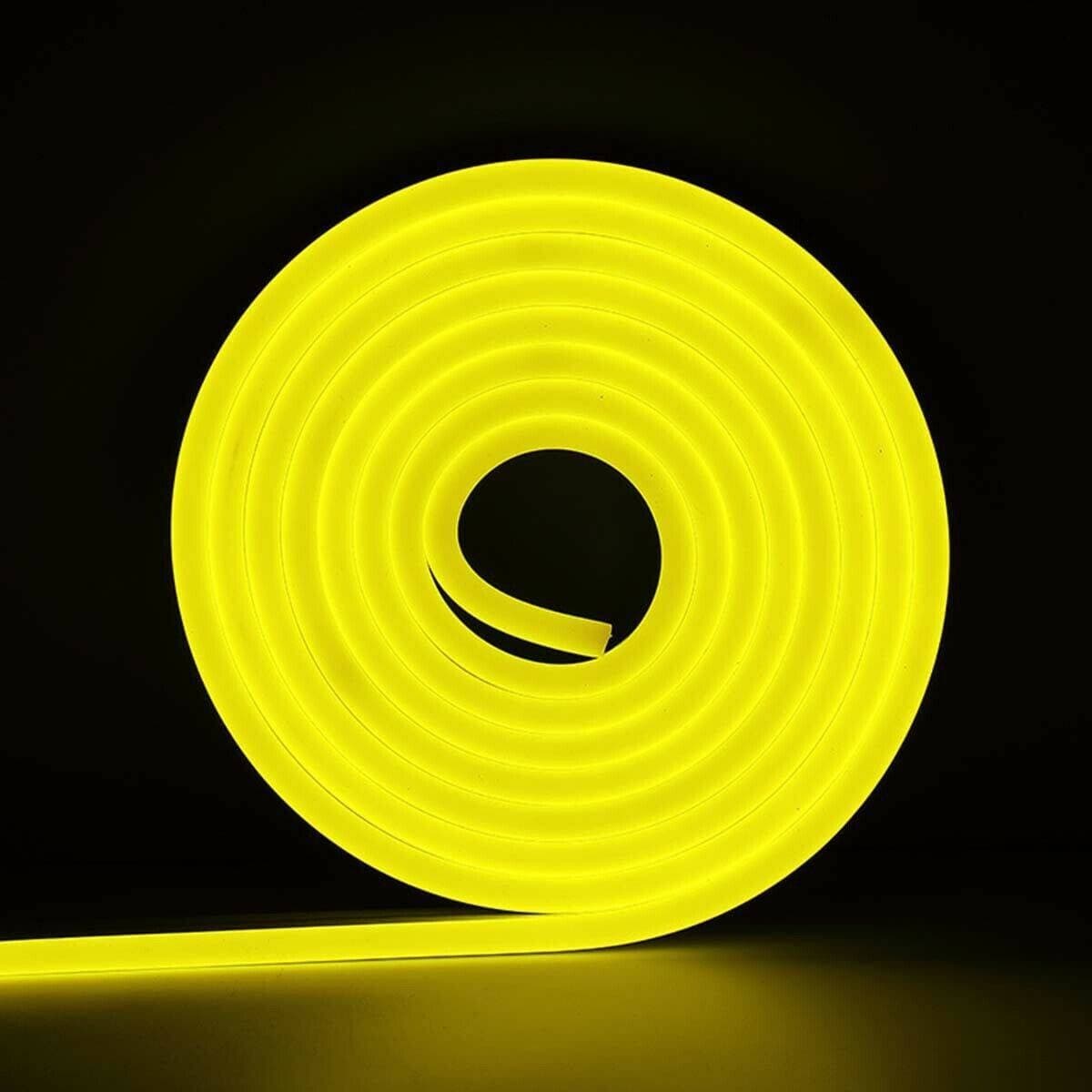STRIP LED FLUORESCENTE EFFETTO TUBO NEON COLORATO IMPERMEABILE IN SILICONE DC12V - 12