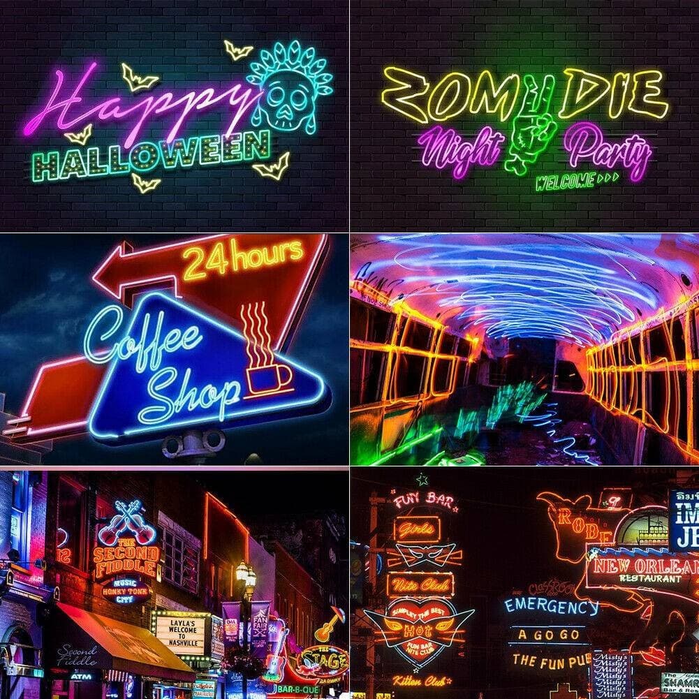 STRIP LED FLUORESCENTE EFFETTO TUBO NEON COLORATO IMPERMEABILE IN SILICONE DC12V - 4