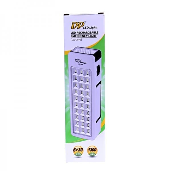 LAMPADA DI EMERGENZA 30 LED SMD + 6 RICARICABILE PER CASA AUTO CAMPER 1300 MAH - 4