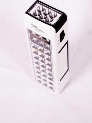 LAMPADA DI EMERGENZA 30 LED SMD + 6 RICARICABILE PER CASA AUTO CAMPER 1300 MAH - 6