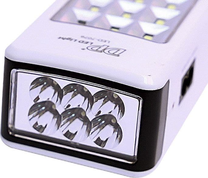 LAMPADA DI EMERGENZA 30 LED SMD + 6 RICARICABILE PER CASA AUTO CAMPER 1300 MAH - 7