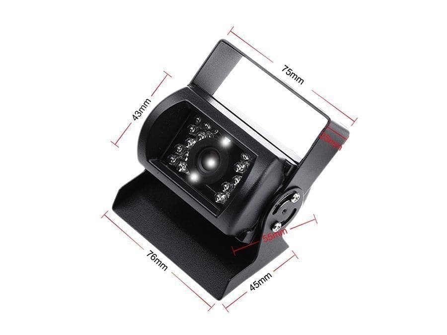KIT MONITOR LCD 7" TELECAMERA RETROMARCIA WIRELESS WIFI PER CAMPER AUTO RIMORCHI - 3