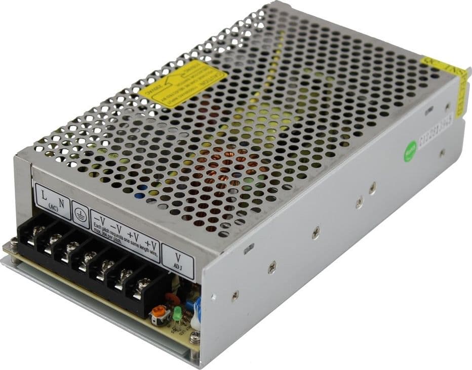 ALIMENTATORE TRASFORMATORE STABILIZZATO PER STRISCE LED 24V DC SWINTCHING AMPERE - 9