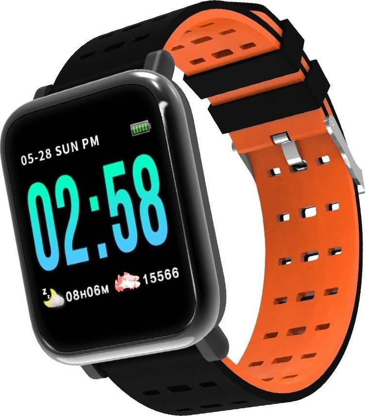 SMART WATCH A6 BRACCIALE PRESSIONE SANGUIGNA FREQUENZA CARDIACA MONITOR FITNESS - 4
