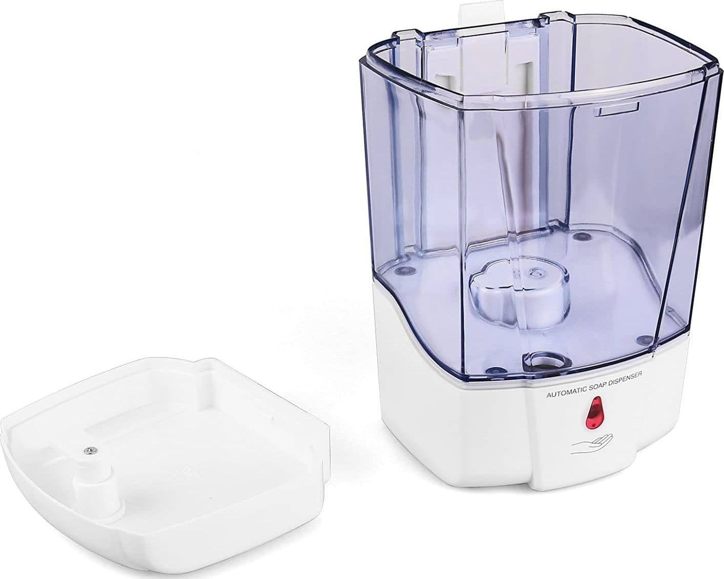 DISPENSER EROGATORE DOSATORE SAPONE AUTOMATICO INFRAROSSI CON FOTOCELLULA 600ML - 6