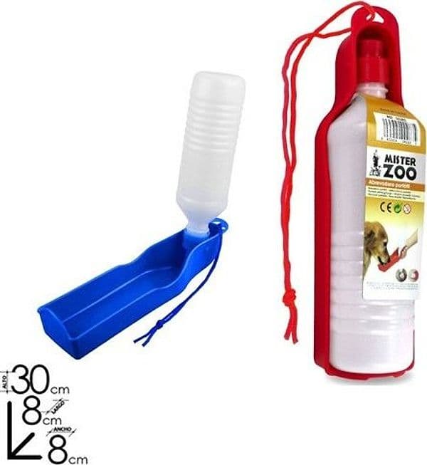 ABBEVERATOIO PORTATILE 500 CANI E GATTI BORRACCIA RICHIUDIBILE COLORI ASSORTITI - 2